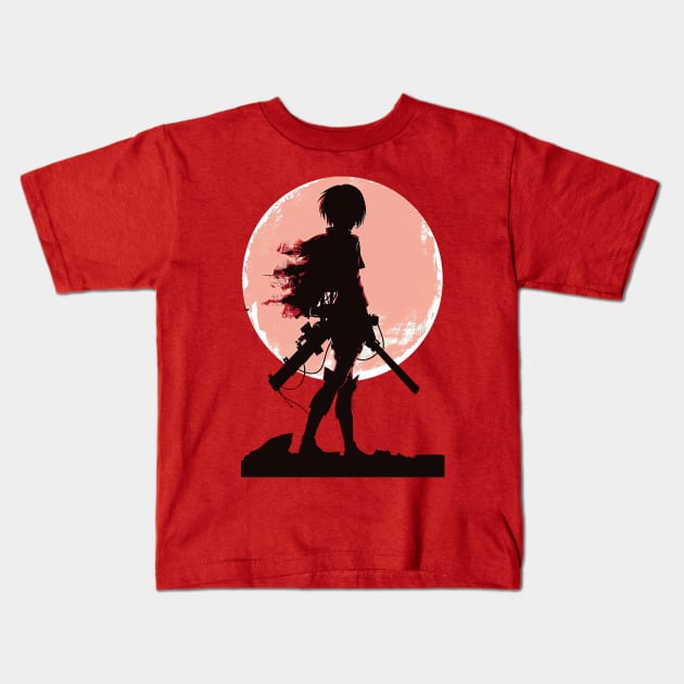 mikasa Kids T-Shirt by pokermoment